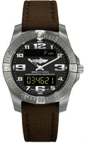 Breitling Professional Aerospace Evo Brown Canvas 43mm Men's Watch E7936310/BC27-108W