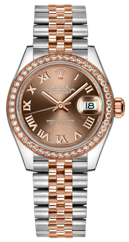 Rolex Lady-Datejust 28 Women's Gold & Steel Watch 279381RBR-0009