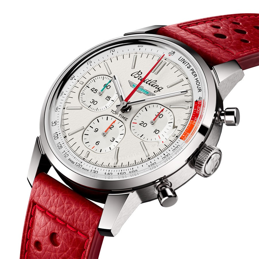 Breitling Top Time B01 Ford Thunderbird White Dial Men's Watch AB01766A1A1X1