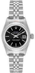 Rolex Datejust 31 Steel Black Dial Women's Watch 68274