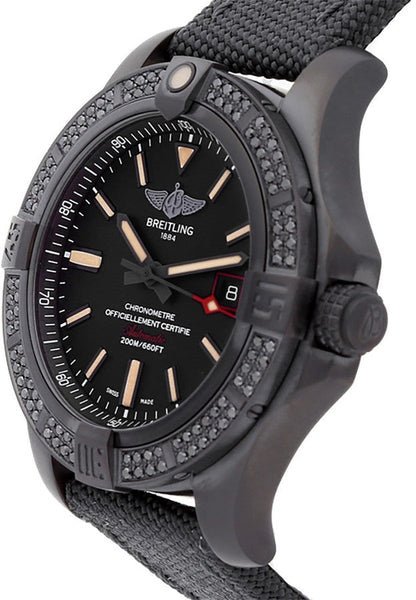 Breitling Avenger Blackbird 44 Diamond Bezel Men's Watch V17311AT/BD74-109W