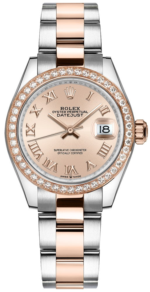 Rolex Datejust 31 Rose Dial Two Tone Women's Watch 278381RBR-0001