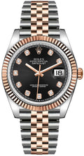 Rolex Datejust 36 Black Dial Two Tone Watch 126231-0019