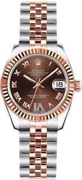 Rolex Lady-Datejust 26 Chocolate Dial Women's Watch 179171
