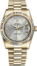 Rolex Day-Date 36 Silver Dial Automatic Watch 118238-0106