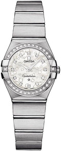 Omega Constellation White Mother of Pearl Dial Women's Watch 123.15.24.60.55.005