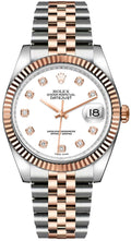Rolex Datejust 36 White Diamond Dial Watch 116231-0060