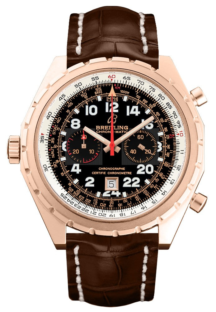 Breitling Chrono-Matic Black Dial Men's Watch H2236012/B818-739P