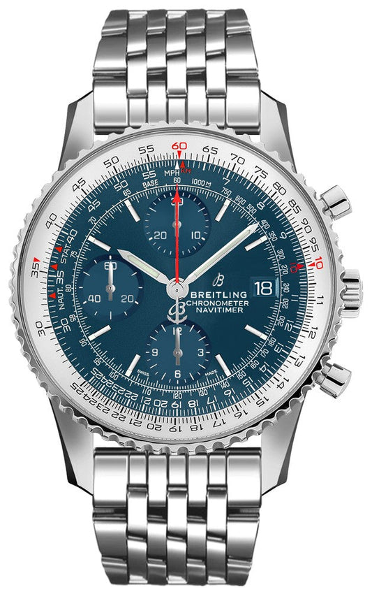 Breitling Navitimer 1 Chronograph Blue Dial Steel Men's Watch 41 A13324121C1A1