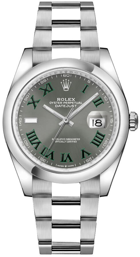 Rolex Datejust 36 Oystersteel Slate Dial Women's Watch 126200-0018