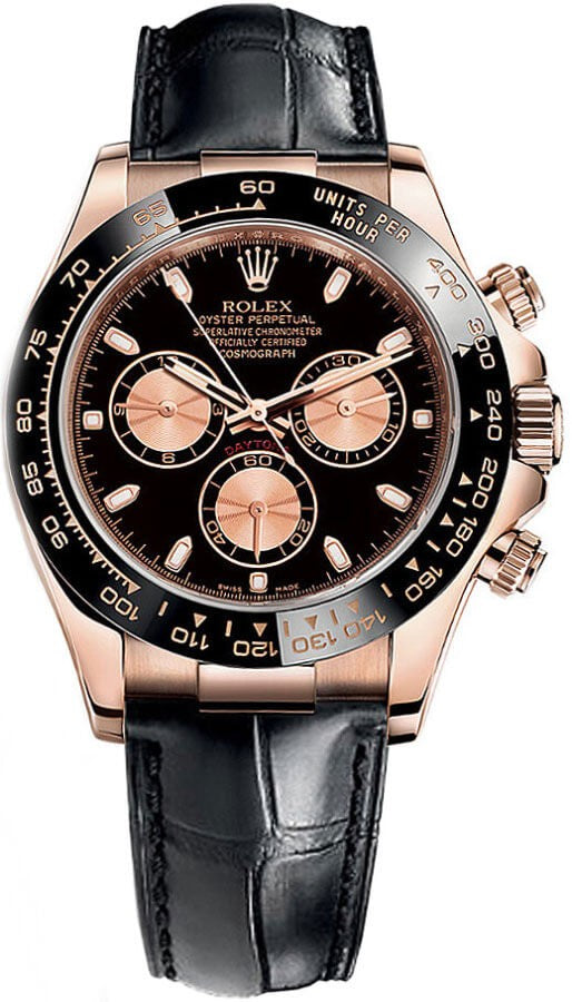 Rolex Cosmograph Daytona Rose Gold Men's Watch 116515LN-0008