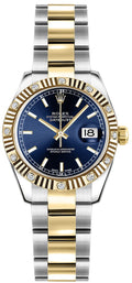 Rolex Lady-Datejust 26 Blue Dial Women's Watch 179313