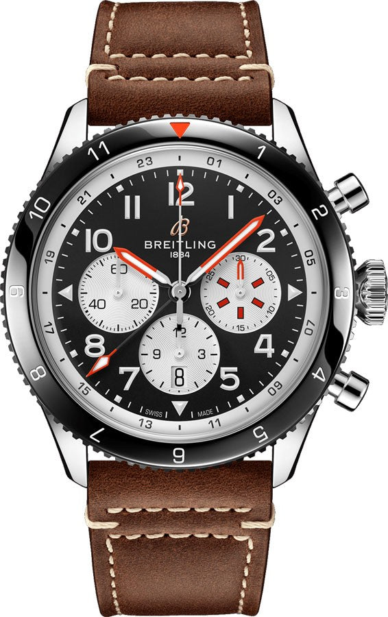 Breitling Aviator Super AVI B04 Chronograph Mosquito Men's GMT Watch YB04451A1B1X1