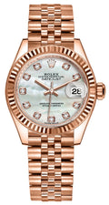 Rolex Lady-Datejust 28 Diamond Pearl Women's Watch 279175-0018
