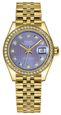 Rolex Lady-Datejust 28 Gold Diamond Watch 279138RBR-0028