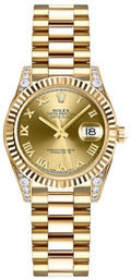 Rolex Lady-Datejust 26 Solid Gold Women's Watch 179238