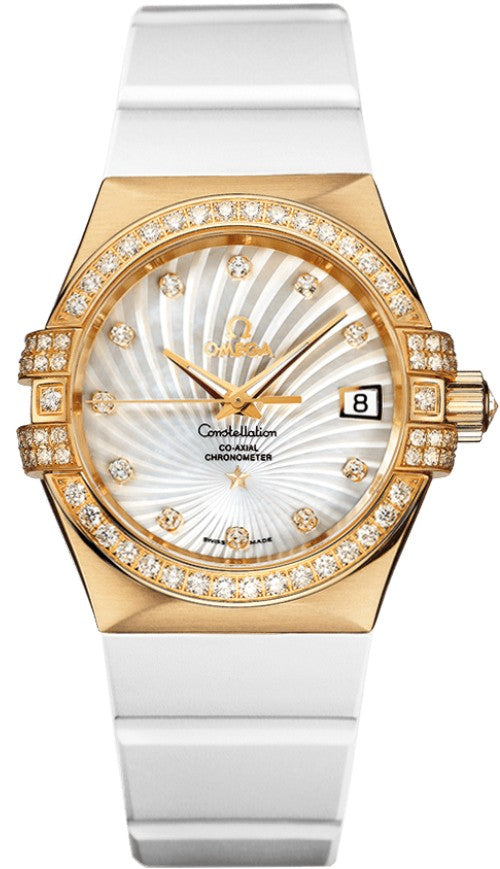 Omega Constellation Solid Gold Watch 123.57.35.20.55.003