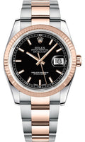 Rolex Datejust 36 Everose Gold & Stainless Steel Watch 116231-0093