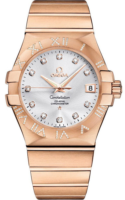 Omega Constellation Diamond Men's Luxury Watch 123.55.35.20.52.003