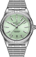 Breitling Chronomat Automatic 36 Mint Green Dial Watch A10380591L1A1
