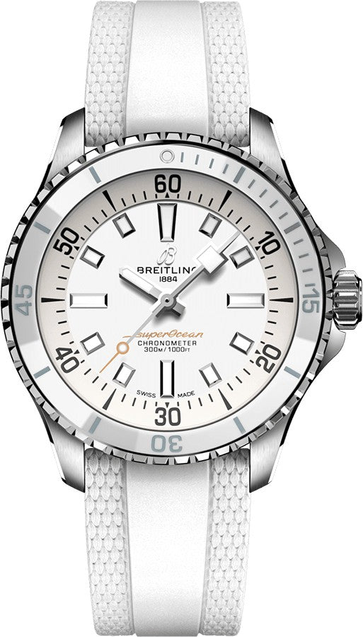 Breitling Superocean Automatic 36 White Dial Midsize Watch A17377211A1S1
