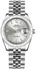 Rolex Datejust 31 White Gold & Steel Women's Watch 178344-0063