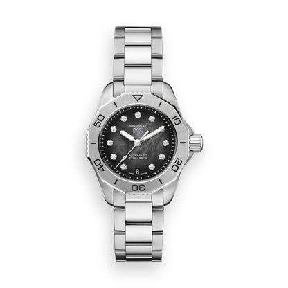 Tag Heuer Aquaracer Professional 200 Automatic Black Dial Silver Steel Strap Watch for Men - WBP2410.BA0622
