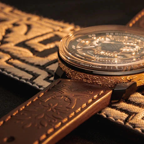 Bomberg BB-01 Automatic Mariachi Skull Men's Brown Watch