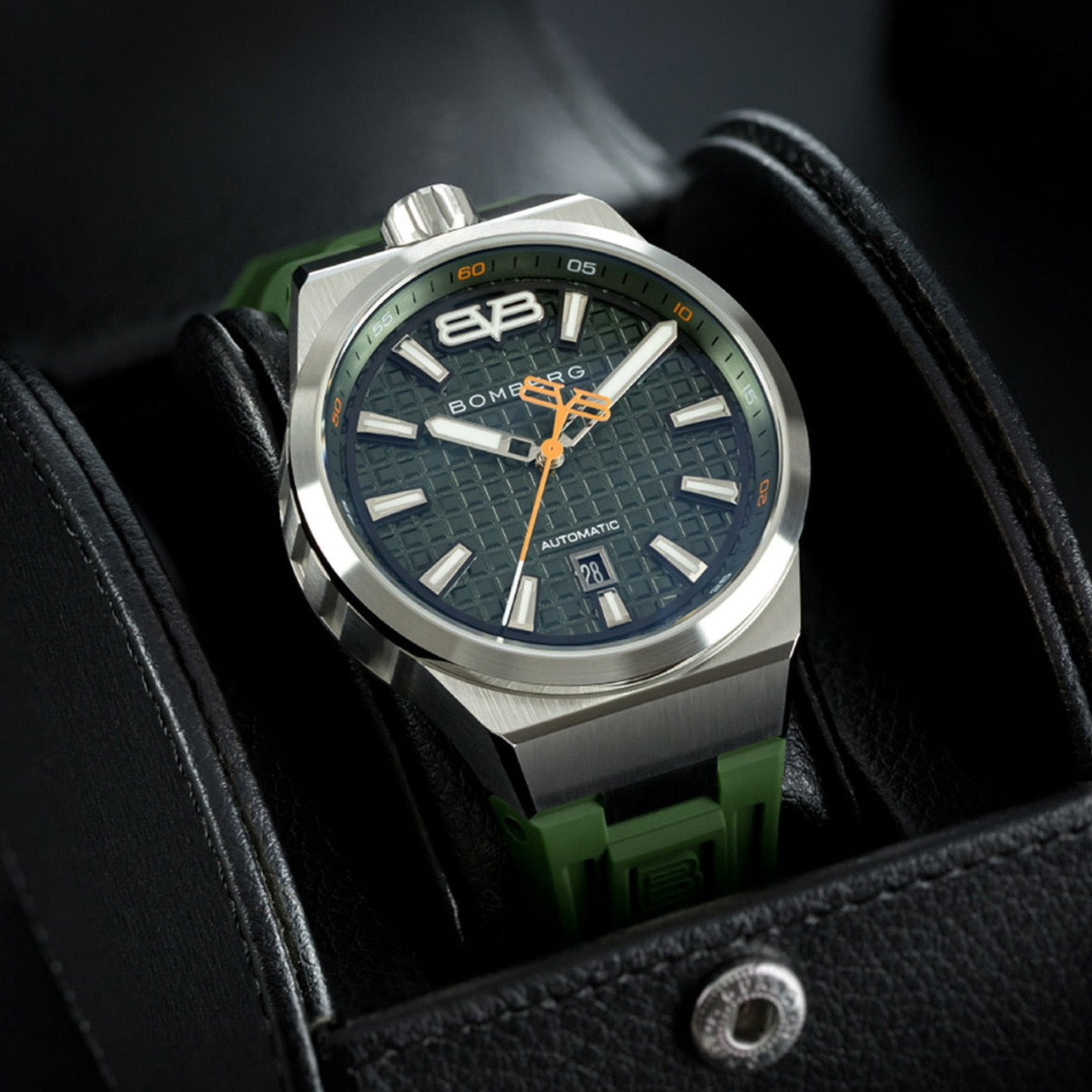Bomberg Bolt-68 Automatic Neo Metropolis Geneva Men's Green Watch