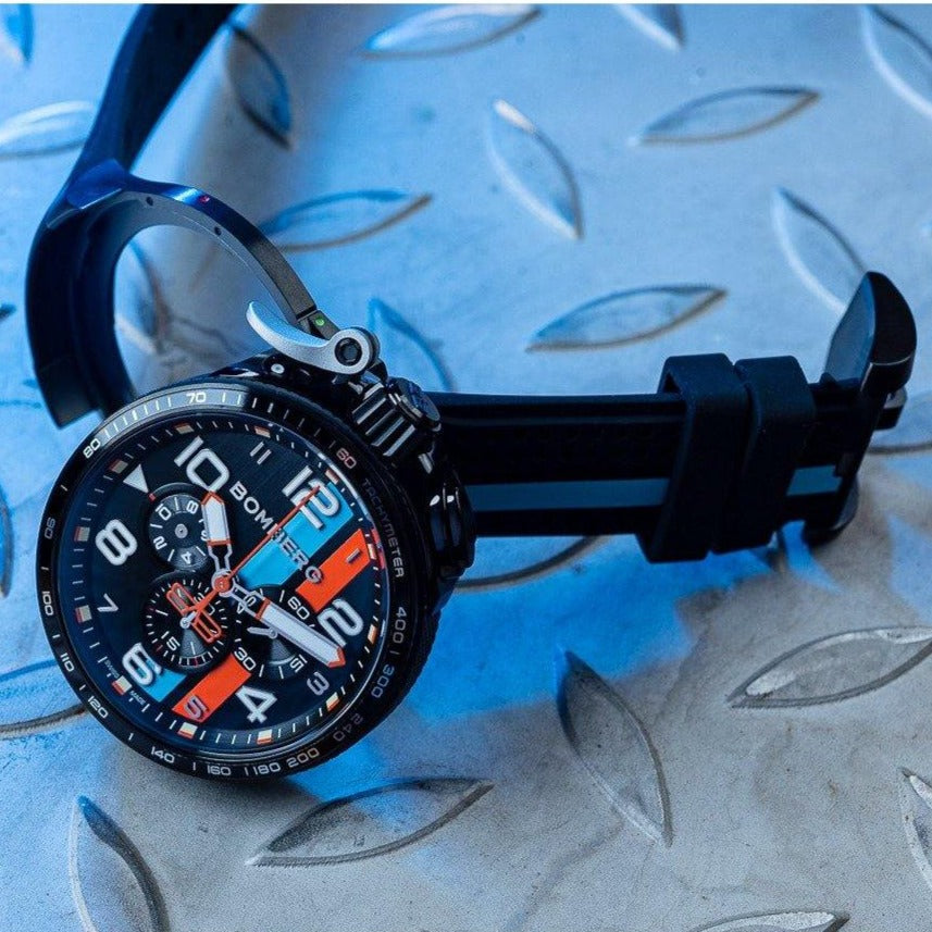 Bomberg Bolt-68 Racing Men's Blue Watch