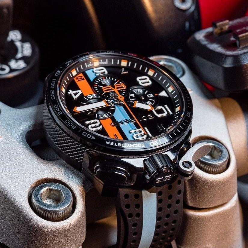 Bomberg Bolt-68 Racing Men's Blue Watch