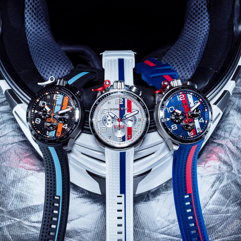 Bomberg Le Mans Men's White Watch