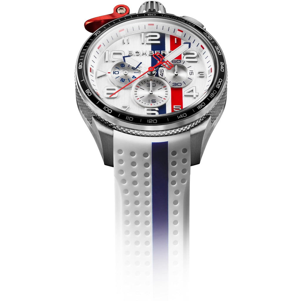 Bomberg Le Mans Men's White Watch