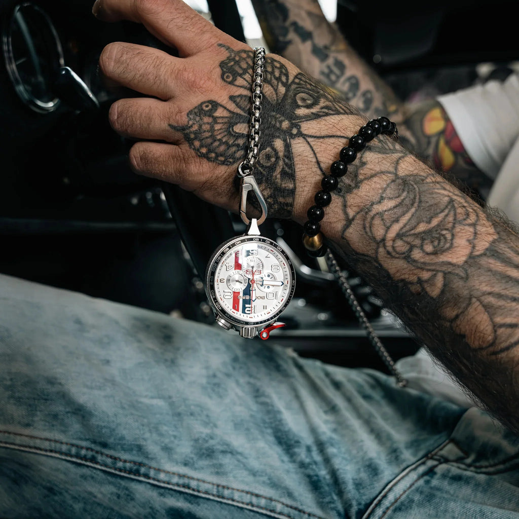 Bomberg Le Mans Men's White Watch