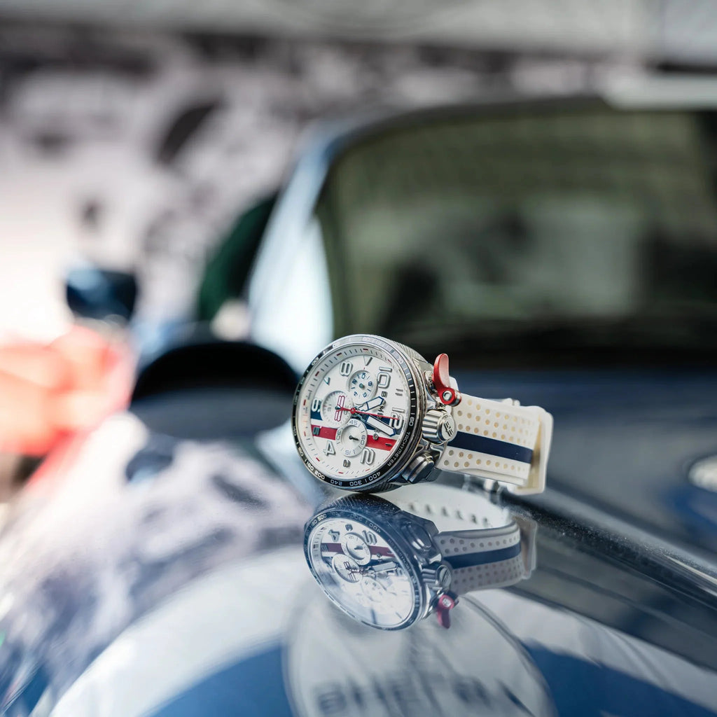 Bomberg Le Mans Men's White Watch