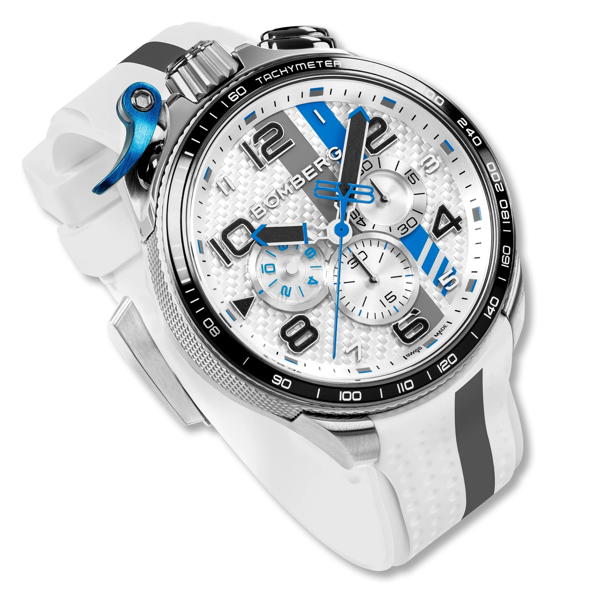 Bomberg Yas Marina Men's White Watch