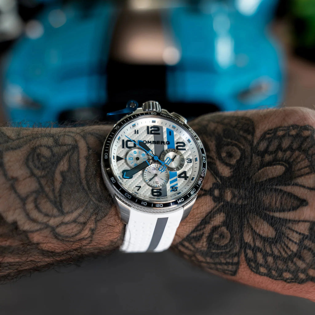 Bomberg Yas Marina Men's White Watch
