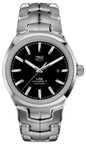 Tag Heuer Link Quartz Black Dial Silver Steel Strap Watch for Women - WBC2110.BA0603