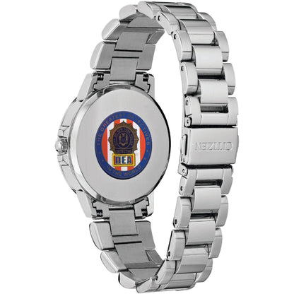 Citizen Ladies DEA The Detectives’ Endowment Association Multifunction Dial Crystal Women's Watch FD2041-DEA