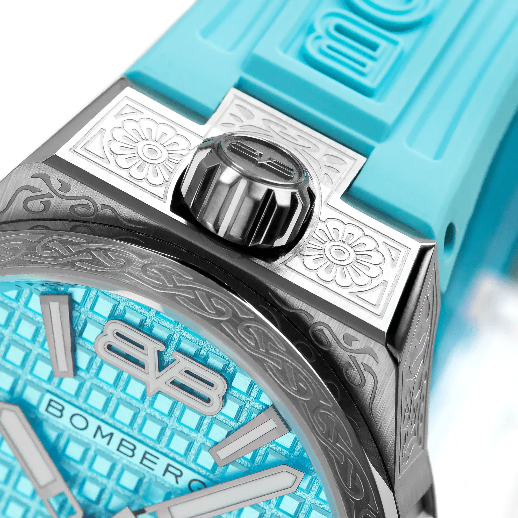 Bomberg Men's Bolt-68 NEO Automatic Teal Lagoon Watch
