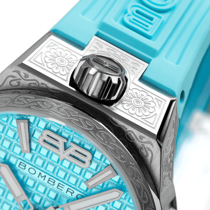 Bomberg Men's Bolt-68 NEO Automatic Teal Lagoon Watch