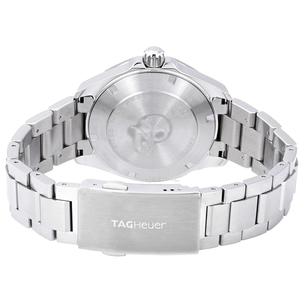 Tag Heuer Aquaracer Quartz White Dial Silver Steel Strap Watch for Men - WBD1111.BA0928